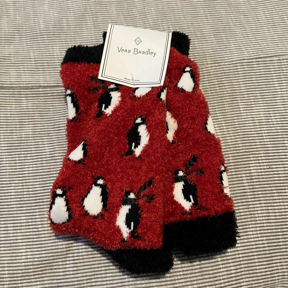 Vera Bradley fuzzy socks